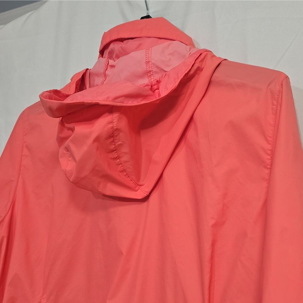 Columbia Women’s XXL Peach Hooded Full Zip Pockets Windbreaker Jacket - Picture 10 of 13